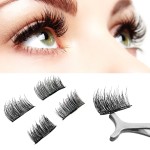 GoldRose 1 Pair/4pcs 3D MAGNETIC False Eyelashes (Style B)