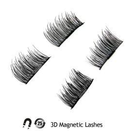 GoldRose 1 Pair/4pcs 3D MAGNETIC False Eyelashes (Style B)