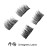 GoldRose 1 Pair/4pcs 3D MAGNETIC False Eyelashes (Style B)