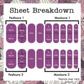 Jamberry The Starlet 0316 27A1 Nail Wrap Full Sheet Jamberry The Starlet 0316 27A1 Nail Wrap Full Sheet