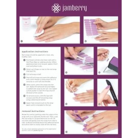 Jamberry The Starlet 0316 27A1 Nail Wrap Full Sheet Jamberry The Starlet 0316 27A1 Nail Wrap Full Sheet