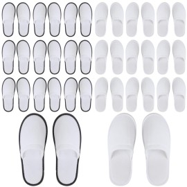Yeios 20 Pairs Disposable Slippers for Guests Hotel Slippers Spa Slippers Non-slip Washable House Slipper Bulk for Adult for Men and Women White Yeios 20 Pairs Disposable Slippers for Guests Hotel Slippers Spa Slippers Non-slip Washable House Slipper Bulk for Adult for Men and Women White
