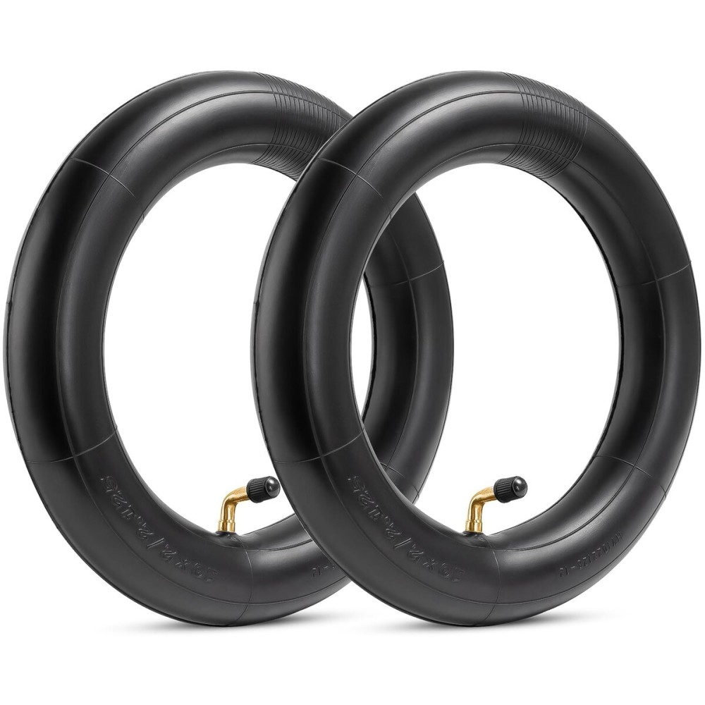 StaiBC Heavy-Duty 10X2 Scooter Tubes Thicker 40% 10x2.125 Inner Tube Compatible with 10x1.90 10x1.95 10 x 2.0 10 x 2.125 54-152 Most E-Bike Tire Tube Electric Scooter Tubes 2-Pack