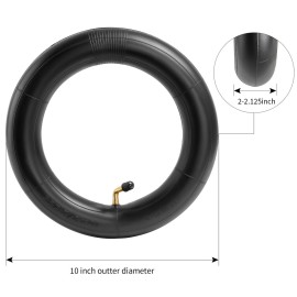 StaiBC Heavy-Duty 10X2 Scooter Tubes Thicker 40% 10x2.125 Inner Tube Compatible with 10x1.90 10x1.95 10 x 2.0 10 x 2.125 54-152 Most E-Bike Tire Tube Electric Scooter Tubes 2-Pack