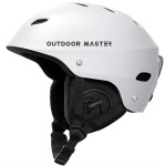 OutdoorMaster Kelvin Ski Helmet - Snowboard Helmet for Men, Women & Youth (White,S)