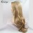 xiweiya Long Natural Wave Ombre Brown Blonde Synthetic Lace Front Wigs with Brown Roots 2 Tones Side Part Wig Heat Resistant Fiber Hair Wigs For Women Replacement Everyday Wigs 24(Blonde)
