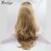 xiweiya Long Natural Wave Ombre Brown Blonde Synthetic Lace Front Wigs with Brown Roots 2 Tones Side Part Wig Heat Resistant Fiber Hair Wigs For Women Replacement Everyday Wigs 24(Blonde)
