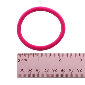 My Lello Large Thick Premium Elastic Ponytail Hair Bands - Seamless - Variety A 100pcs