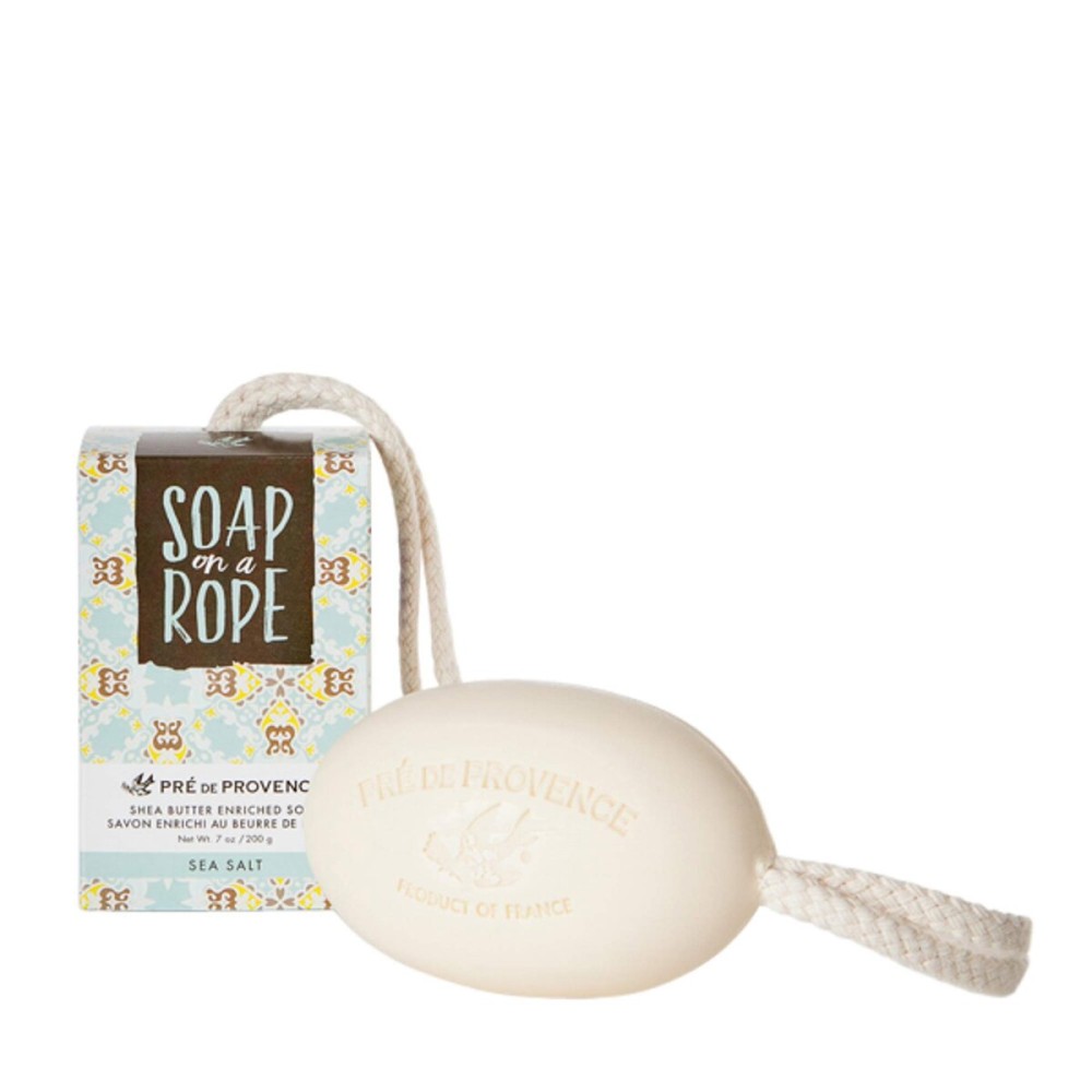 Pre de Provence Soap On a Rope, Sea Salt, 200 Gram Pre de Provence Soap On a Rope, Sea Salt, 200 Gram