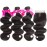 Beauty Princess Body Wave Human Hair 3 Bundles with Closure Double Weft 10A Brazilian Hair Bundles With Closure(16/18/20+14 Inch, 3 Bundles with closure)