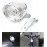 BlueSunshine Vintage Retro Bicycle Bike Front Light Lamp 3 LED Headlight with Bracket (Silver)
