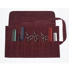Creation Core Microfiber Fabric Salon Scissors Bag Roll Up Hair Tools Pouch for Stylist Barber Hairdressers, Purple Creation Core Microfiber Fabric Salon Scissors Bag Roll Up Hair Tools Pouch for Stylist Barber Hairdressers, Purple