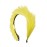 DaCee Designs Accessories Feathered Headband for Women and Girls- Yellow