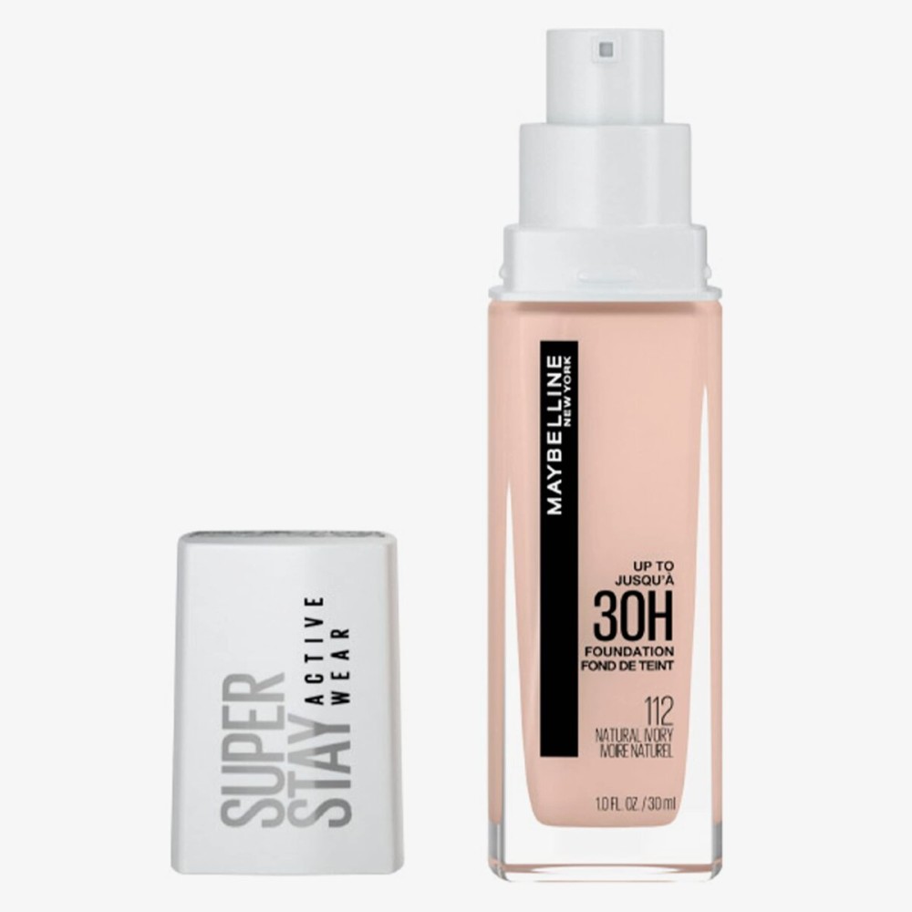 Maybelline Super Stay Full Coverage Liquid Foundation Active Wear Makeup, Up to 30Hr Wear, Transfer, Sweat & Water Resistant, Matte Finish, Natural Ivory, 1 Count Maybelline Super Stay Full Coverage Liquid Foundation Active Wear Makeup, Up to 30Hr Wear, Transfer, Sweat & Water Resistant, Matte Finish, Natural Ivory, 1 Count