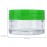 Beauticom 20 gram/20ml Empty Clear Small Round Travel Container Jar Pots with Lids for Make Up Powder, Eyeshadow Pigments, Lotion, Creams, Lip Balm, Lip Gloss, Samples (12 Pieces, Green)