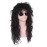 ColorGround Long Curly 80s Men Fashion Smart Rocker Style Wig