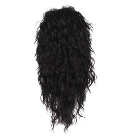 ColorGround Long Curly 80s Men Fashion Smart Rocker Style Wig
