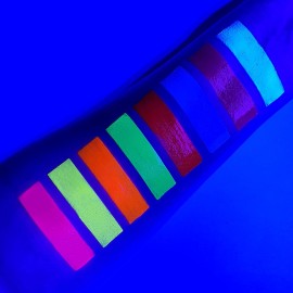 UV Glow - Neon UV Paint Stick/Face & Body Crayon - Genuine and original UV Glow product - glows brightly under Blacklights! (Set of 8)