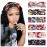 DRESHOW Boho Bow Headbands for Women Vintage Flower Printed Yoga Hairband Elastic Rabbit Ear Head Wrap 6 Pack