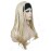 Aimole Long Braided Wigs Crochet Hair Fully Hand Tied Twist Braided With Headband Half Wig(613-Pale Blonde)