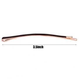 Yishenyishi Pack of 10 Curved Jumbo Bobby Pins,Hair Clips (Brown-10pcs) Yishenyishi Pack of 10 Curved Jumbo Bobby Pins,Hair Clips (Brown-10pcs)