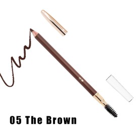 1pcs Eyebrow Pencil Longlasting Waterproof Durable Liner Eyebrow 5 Colors to Choose (5 Brown)