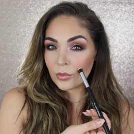 Mini Kabuki Makeup Brush Set - Beauty Junkees 5pc Professional Eyeshadow Make Up Brushes; Blending, Concealer, Contour Highlighter, Smudging Eye Shadow Cosmetics Affordable Cruelty Free