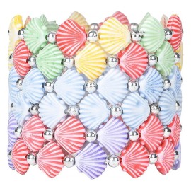 Rhode Island Novelty IMITATION SEA SHELL BRACELET
