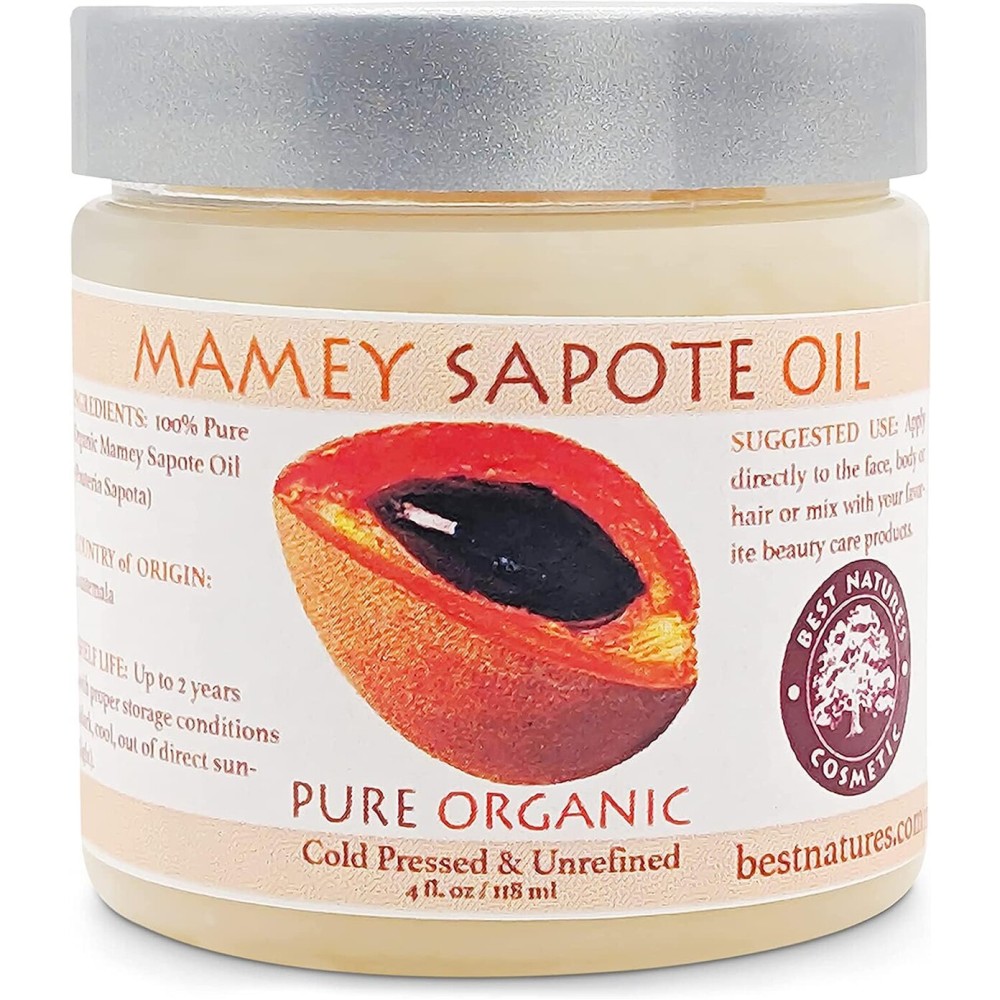 Mamey Sapote Oil Pure Organic Cold Pressed Unrefined 5 fl oz / 150 ml