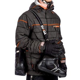 Sukoa Ski and Snowboard Boot Carrier Strap - Men & Women - Shoulder Sling Tote Leash Also for Ice Skates & Rollerblades - Equipment Accessories for Bag, Kit and Gear Pack