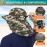 SUN CUBE Wide Brim Sun Hat with Neck Flap, Fishing Hiking for Men Women Safari, Neck Cover for Outdoor Sun Protection UPF50+ | Camo Green