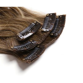 Onedor 20 Curly Full Head Clip in Synthetic Hair Extensions 7pcs 140g (R1416T)