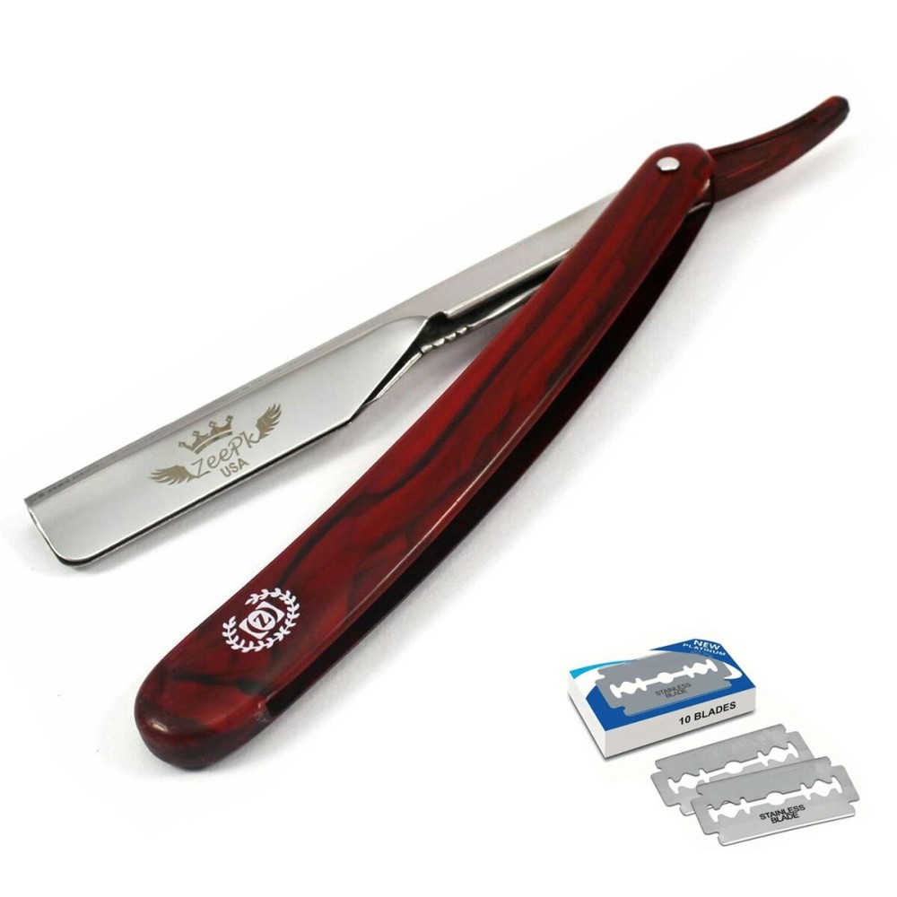 Liberty Supply BARBERO RASURAR NAVAJA CUCHILLA MAQUINILLA DE AFEITAR 10 BLUE ZEEPK USA Liberty Supply BARBERO RASURAR NAVAJA CUCHILLA MAQUINILLA DE AFEITAR 10 BLUE ZEEPK USA