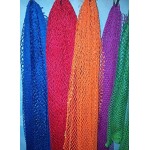 African Net Exfoliating Shower Body Scrubber/Exfoliating Back Scrubber/Skin Smoother/Great for Daily Use - Assorted Colors