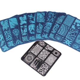 BeautyLeader 10 Pcs Nail Stamping Plates + 1 Stamper + 1 Scraper Lace Flower Animal Pattern Nail Art Stamp Stamping Template Image Plate Nail Art Stamper Scraper Nails Tool (A01-010) BeautyLeader 10 Pcs Nail Stamping Plates + 1 Stamper + 1 Scraper Lace Flower Animal Pattern Nail Art Stamp Stamping Template Image Plate Nail Art Stamper Scraper Nails Tool (A01-010)