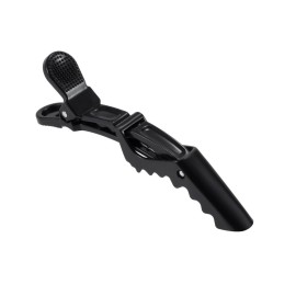 BEINY 6Pcs Plastic Non Slip Hair Clips - Professional Hairdressing Styling Sectioning Clips - Salon Alligator Clips for Thick Hair - Haircut Accessories Hairgrips for Women Girls (Black)