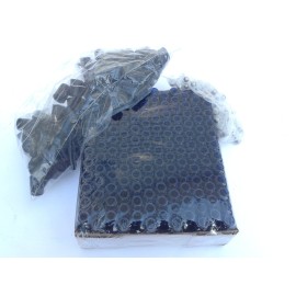 10ml DEEP COBALT BLUE Glass Roll-On THICK Bottles (144) with Stainless Steel Roller Balls - and Flat Black Caps, Refillable Aromatherapy Essential Oil Roll On (144 of each)