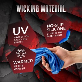 Bucwild Sports Baseball Arm Sleeve Youth & Adult 1 Pair | Football Basketball Cycling Tennis