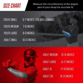 Bucwild Sports Baseball Arm Sleeve Youth & Adult 1 Pair | Football Basketball Cycling Tennis