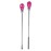 Nail Mix Spoon Stick Tool, 2 pcs Nail Art Stirring Rod Nail Spatula Picker Spoon Acrylic Gel Powder Mix Stick Stirring Rod Manicure Tool Set Nail Mix Spoon Stick Set Mixing Manicure Accessories (Red)