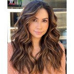 FENJUN HAIR 20 Inch Ombre Honey Blonde Human Hair Wigs 1b/30/33 Body Wave Highlight Lace Frontal Pre plucked with Baby Hair Wet and Wavy Glueless Wigs for Black Women Free Parting