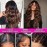 FENJUN HAIR 20 Inch Ombre Honey Blonde Human Hair Wigs 1b/30/33 Body Wave Highlight Lace Frontal Pre plucked with Baby Hair Wet and Wavy Glueless Wigs for Black Women Free Parting
