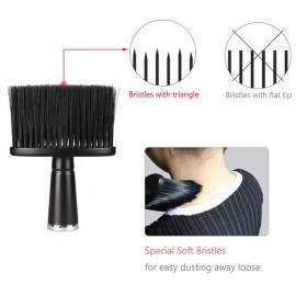 PERFEHAIR Barber Neck Duster Brush, Soft Cleaning Face Brush for Hair Cutting