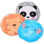 Fast and Good Cute Cartoon Waterproof Elastic Shower Cap Bath Cap for Women and Girls and Kids,Pack of 3 Pcs(Panda+Elephant+Lion)
