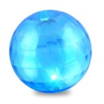 4 Big Blue Bounce Ball with Flashing LEDs