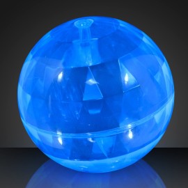 4 Big Blue Bounce Ball with Flashing LEDs