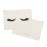 The Cotton & Canvas Co. Closed Eyelashes Cosmetic Bag and Travel Make Up Pouch