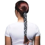 Wrapter Pony Tail Hair Wrap (Black Paisley)