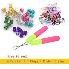 Wavy Senegalese Twist Crochet Braids 6packs/lot 14Inch 35Strands/Pack Synthetic Crochet Hair Curly Twist Braiding Hair (14 Inch, T1B/Burgundy)