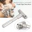Travel Double Edge Safety Razor, River Lake RZ700 Long Handle Adjustable Classic Safety Shaver Razor (Razor with Protective Case and Stand)